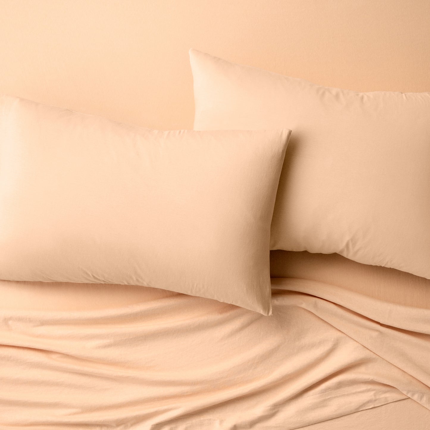 Organic Jersey Pillowcase Set - Melon