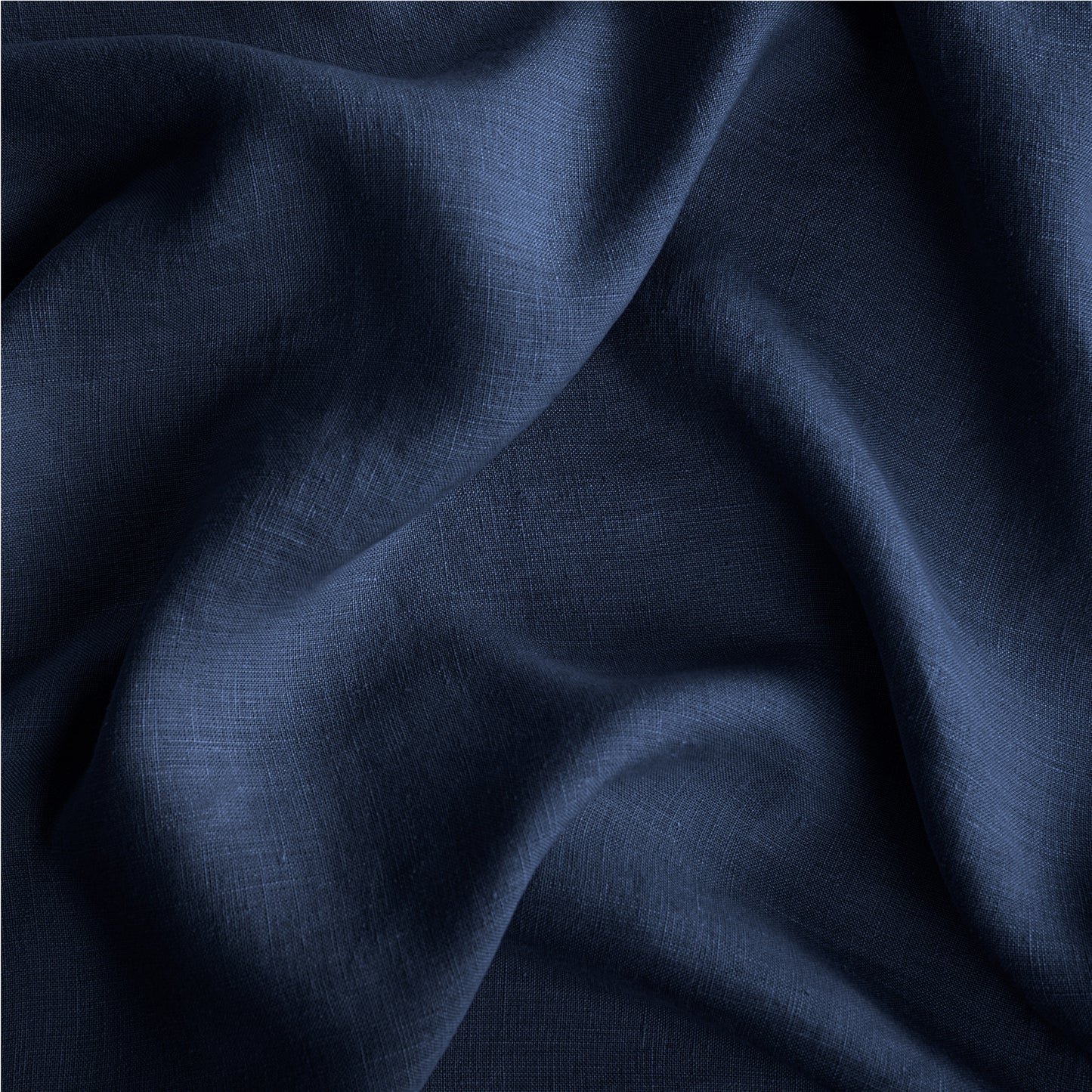 Close-up view of the fabric used on the Tuft and Needle Hemp Pillowcase Set||color:midnight