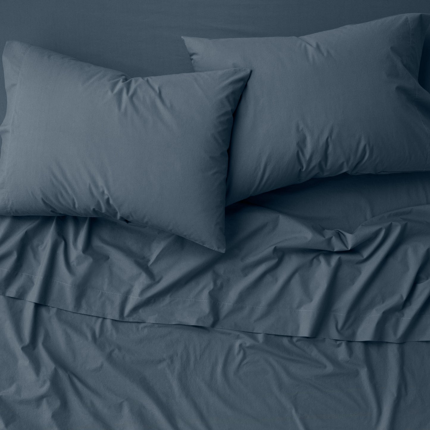 Percale Sheet Set - Slate