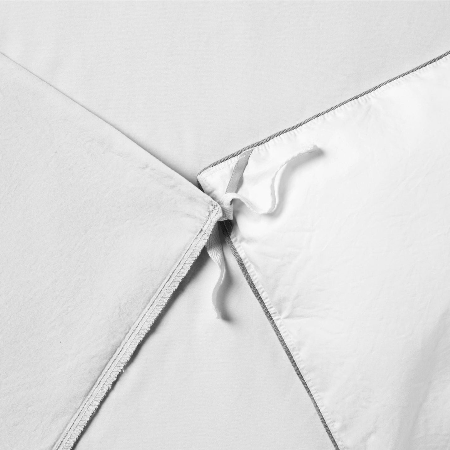 The Tuft and Needle Classic Percale Duvet Set, duvet tie || color: Cloud