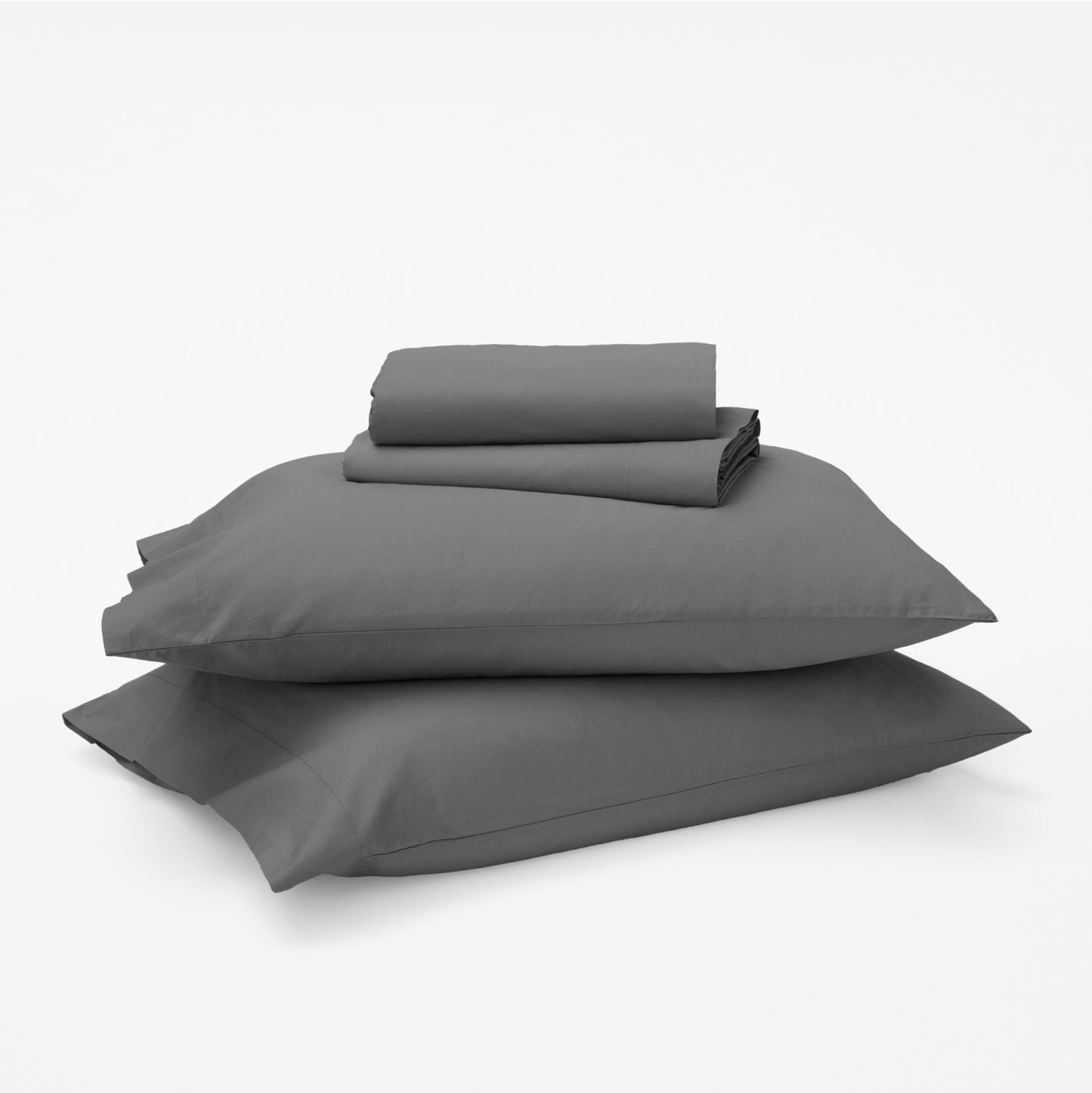 Classic Percale Sheet Set - Gray Quill