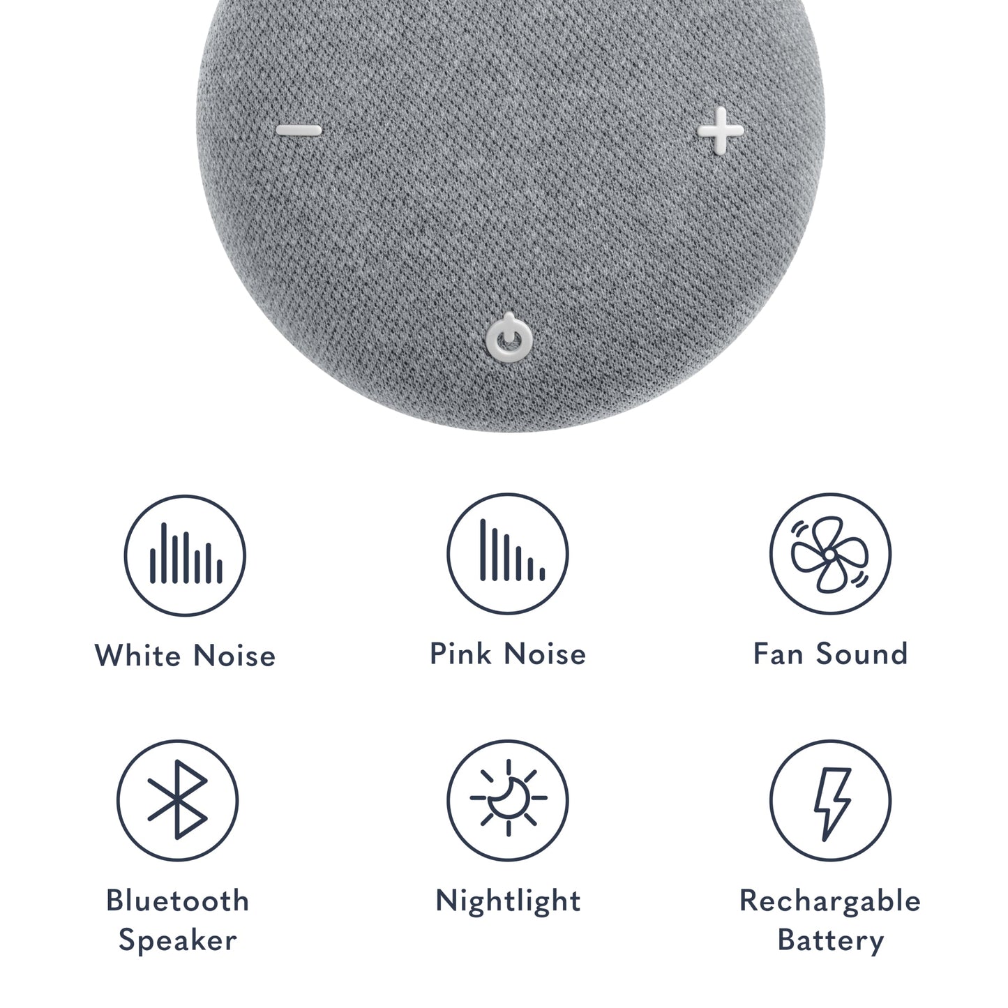 Image showing inner workings of the Snooz Go Travel White Noise Machine