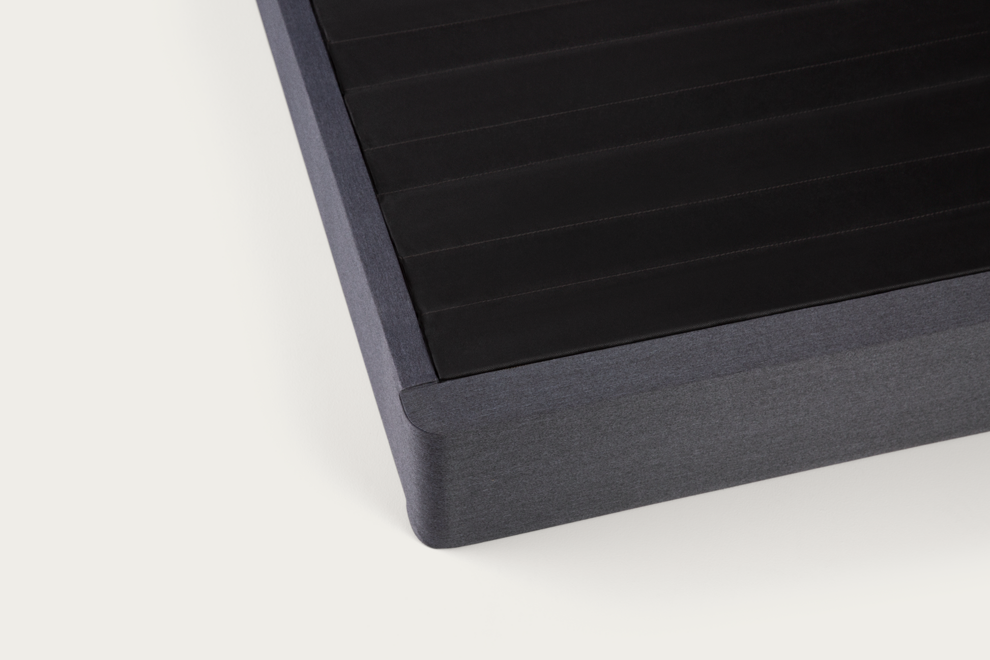 Corner view of the Tuft and Needle box foundation