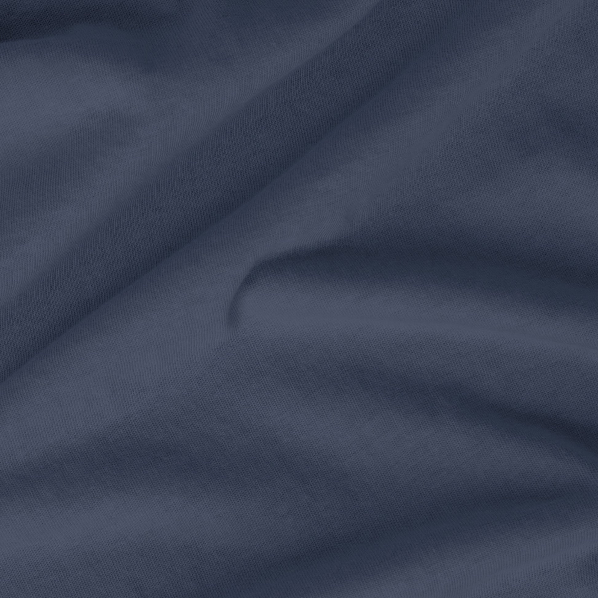 Closeup of a Blueberry colored Jersey Sheet Set