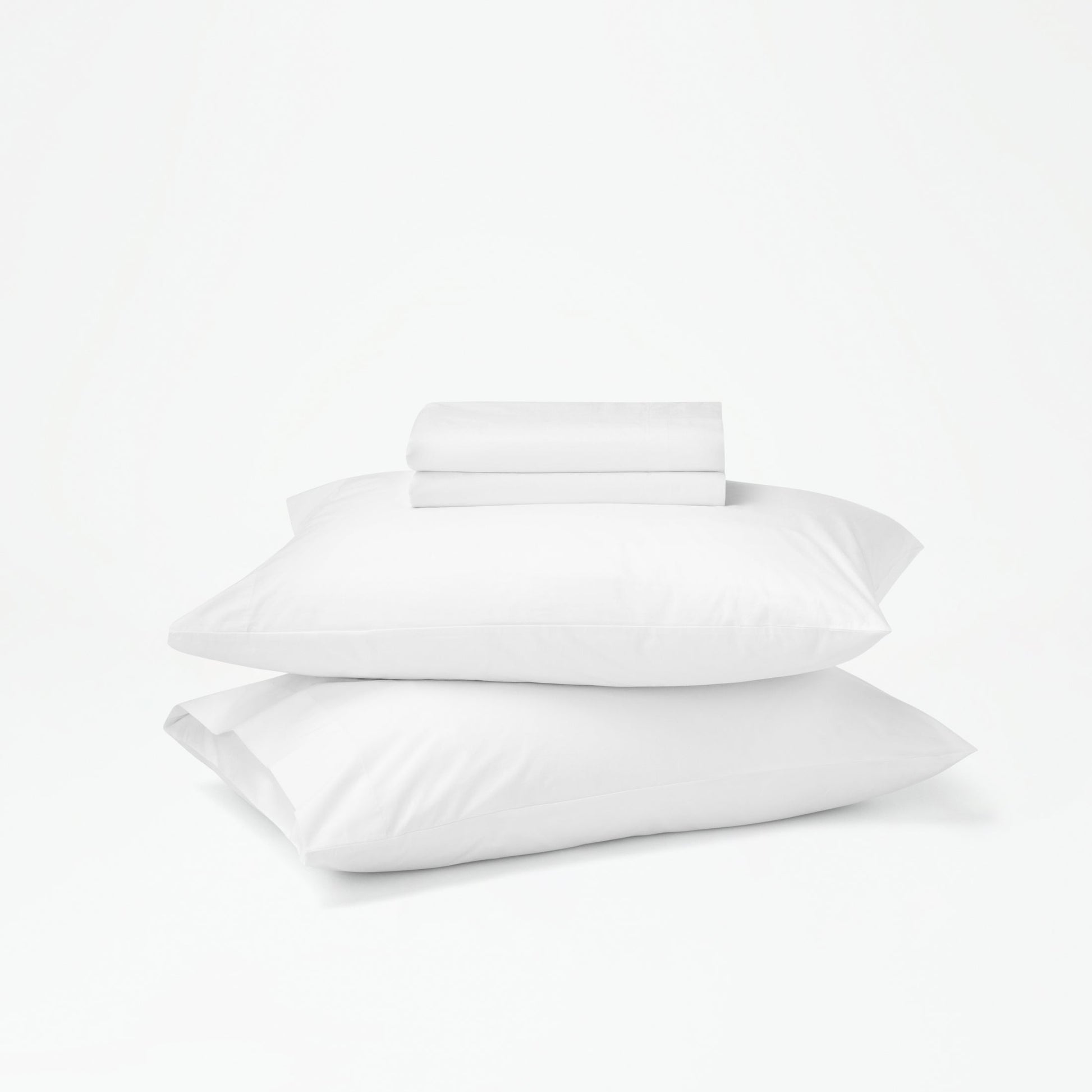 Cloud colored Percale Sheets set