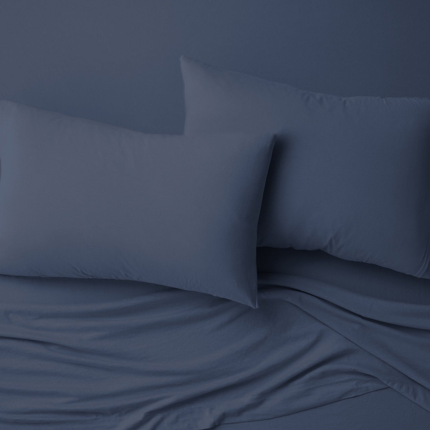 Organic Jersey Pillowcase Set - Blueberry