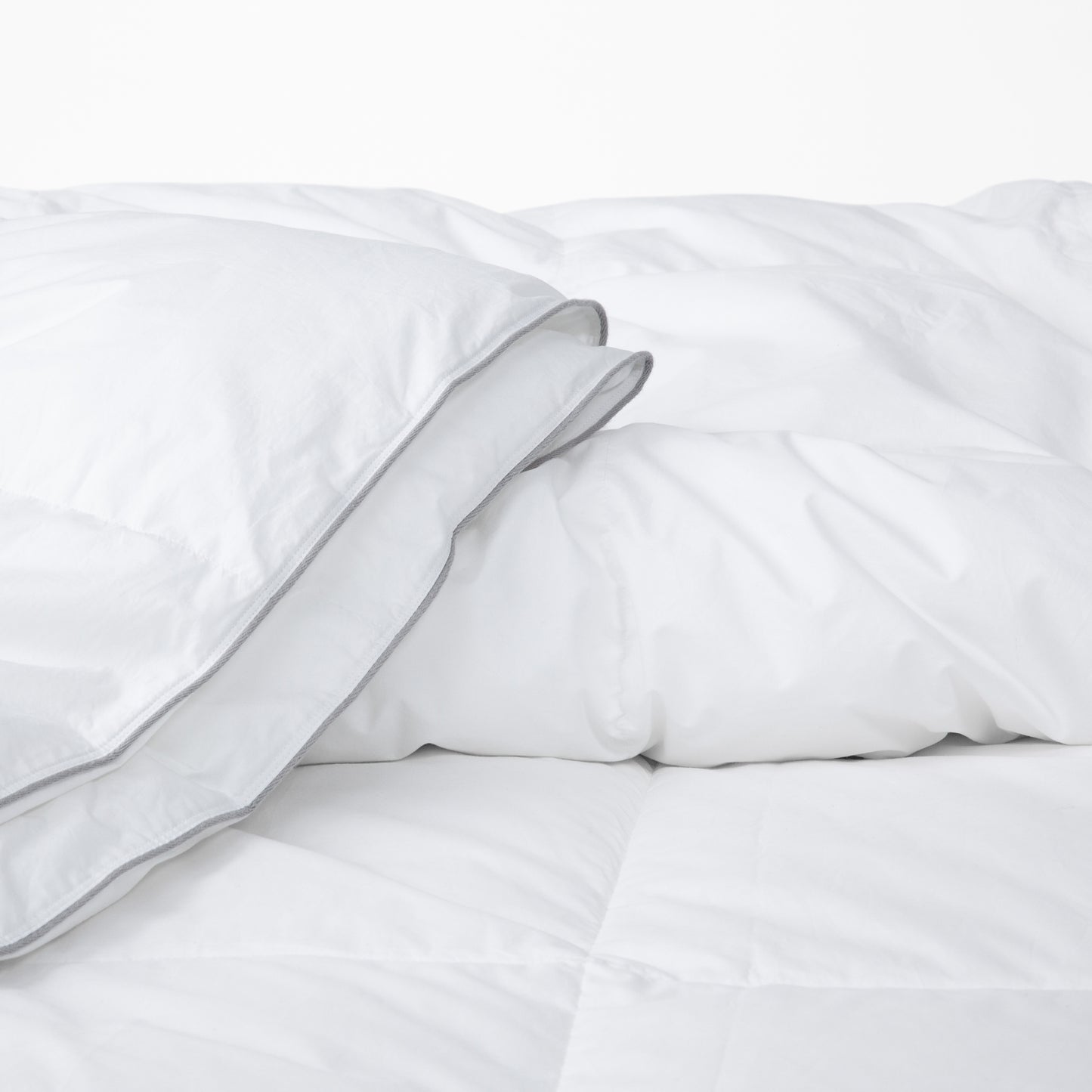 Up close image of duvet insert