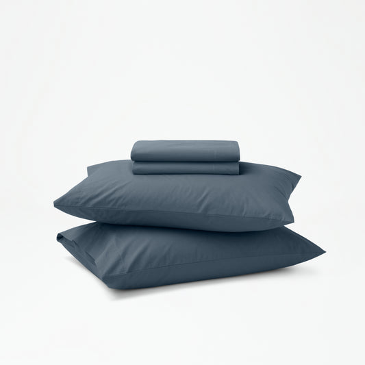 Percale Sheet Set - Slate