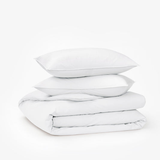 Percale Duvet Cover Set - Cloud (OOS)
