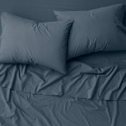 Percale Sheet Set - Slate