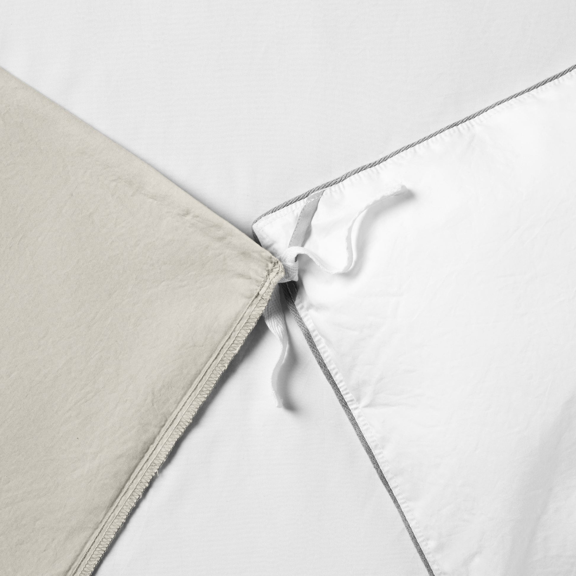 The Tuft and Needle Classic Percale Duvet Set, duvet tie || color: Sand
