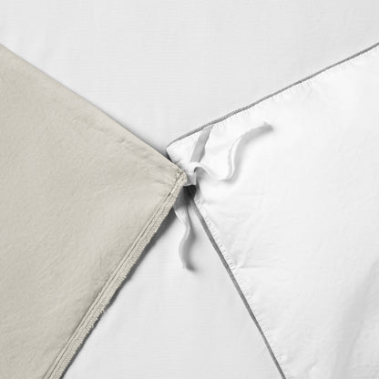 The Tuft and Needle Classic Percale Duvet Set, duvet tie || color: Sand

