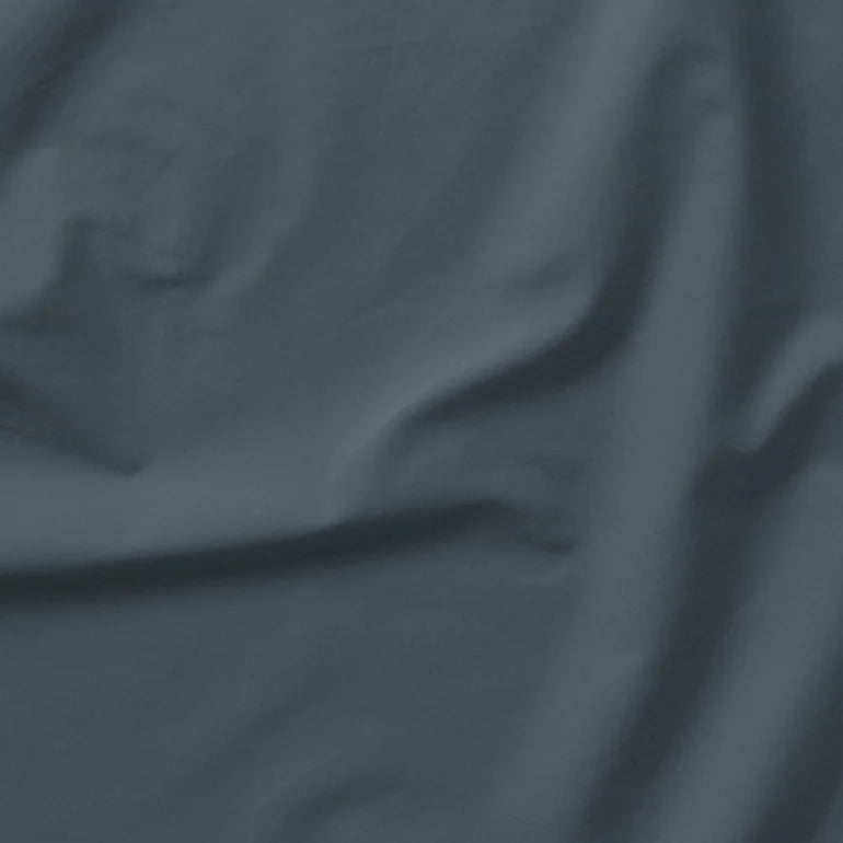 Up close image of percale duvet cover 