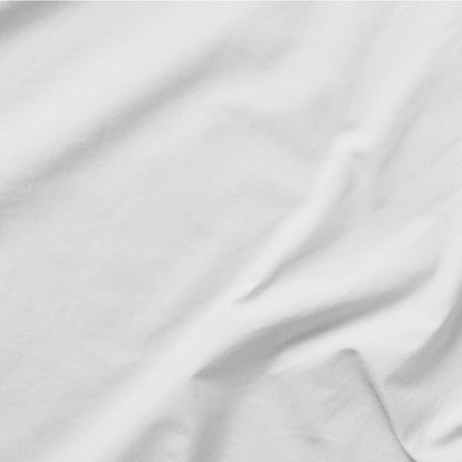 The Tuft and Needle Classic Percale Pillowcase Set, one sheet spread out || color: Cloud
