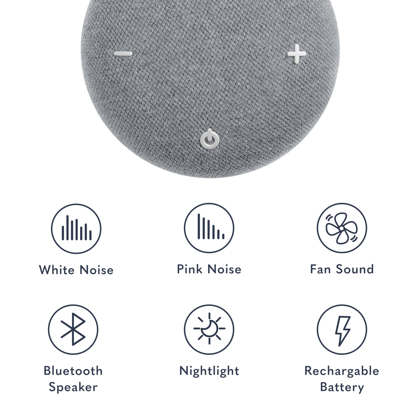 Image showing inner workings of the Snooz Go Travel White Noise Machine