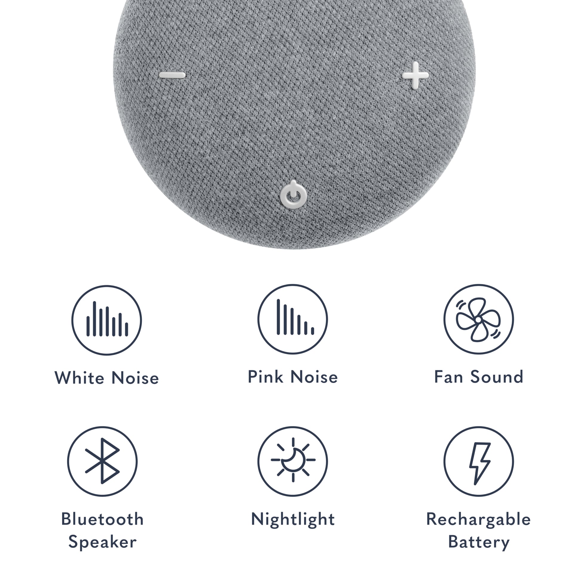 Image showing inner workings of the Snooz Go Travel White Noise Machine