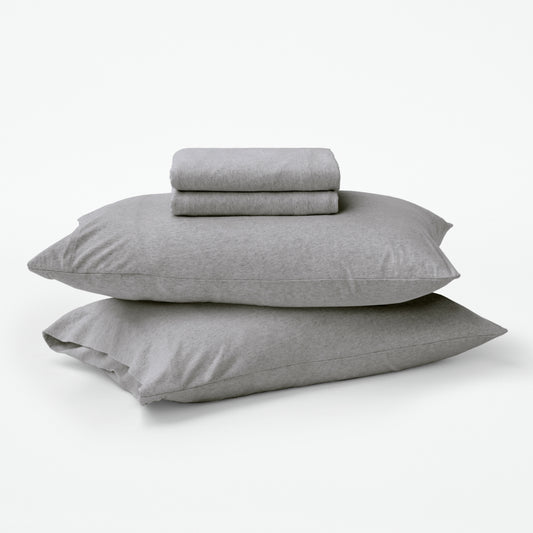 Organic Jersey Sheet Set - Stone