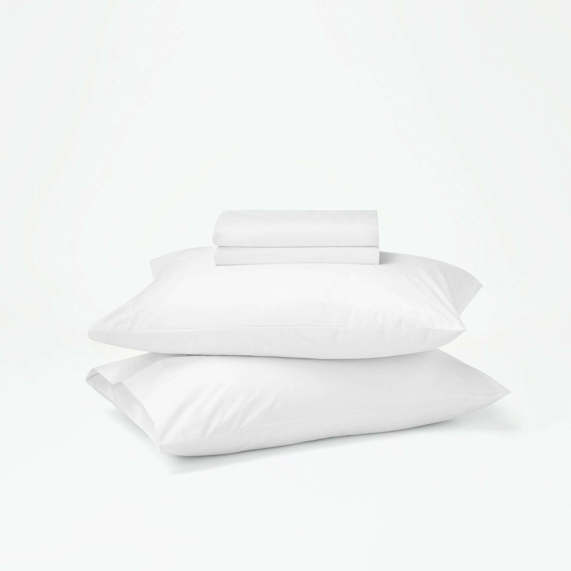 Cloud colored Percale Sheets set