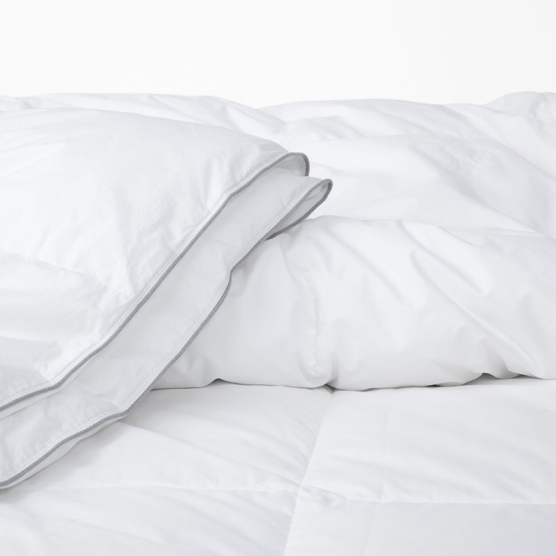Up close image of duvet insert