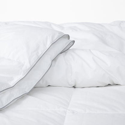 Up close image of duvet insert