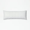 The Tuft and Needle Percale Body Pillow Cover on a white background||color:glacier